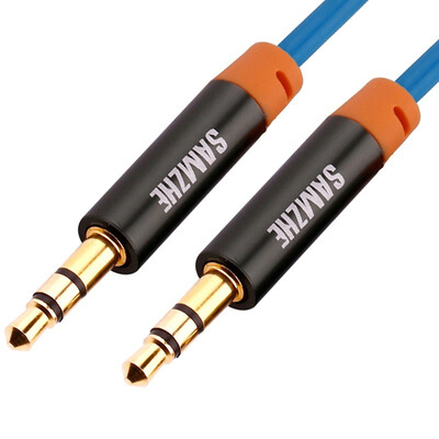 Shanze SAMZHE YPL-8330 35mm advanced stereo phone car AUX audio cable copper wire core gold version of the public on the public blue 3 meters
Shanze SAMZHE YPL-8330 35mm advanced stereo phone car AUX audio cable copper wire core gold version of the public on the public blue 3 meters
