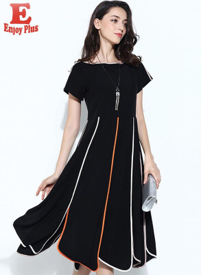 L XL XXL 3XL 4XL 5XL plus size elegant new summer 2018 women long dress short sleeve large size black high waist loose irregular
L XL XXL 3XL 4XL 5XL plus size elegant new summer 2018 women long dress short sleeve large size black high waist loose irregular