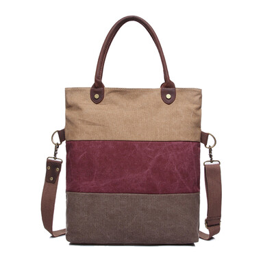 New fashion women canvas shoulder bag genuine leather messenger bag for ladies large tote bag high quality handbag
New fashion women canvas shoulder bag genuine leather messenger bag for ladies large tote bag high quality handbag