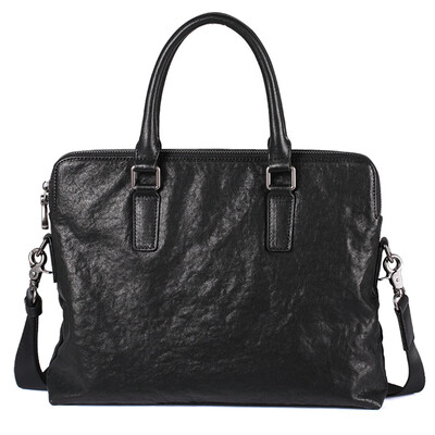 Pabin pabin mens bag mini briefcase head layer vegetable tanned leather handbag business casual Messenger bag trend small mens bag PB022 black
Pabin pabin mens bag mini briefcase head layer vegetable tanned leather handbag business casual Messenger bag trend small mens bag PB022 black