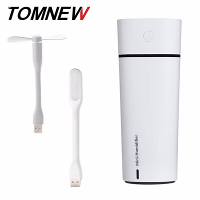TOMNEW 3 in 1 Mini Cool Mist Humidifier 240ML Ultrasonic Two-Modes Air Diffuser with USB Fan&LED Lamp for Home Office or Car
TOMNEW 3 in 1 Mini Cool Mist Humidifier 240ML Ultrasonic Two-Modes Air Diffuser with USB Fan&LED Lamp for Home Office or Car