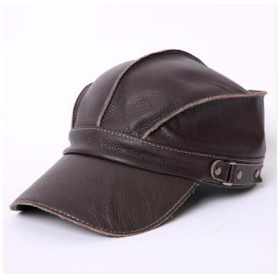Male Outdoor Sunshade Hat Yong Man Peaked Cap Mens Autumn&Winter Warm 100 Leather Baseball Cap New Year Gift B-7280
Male Outdoor Sunshade Hat Yong Man Peaked Cap Mens Autumn&Winter Warm 100 Leather Baseball Cap New Year Gift B-7280