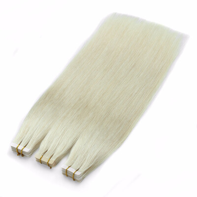BHF Hair Tape Hair Extension Remy Human Hair Brazilian Silky Straight White Seamless Tape In Hair 2 20PcsPack
BHF Hair Tape Hair Extension Remy Human Hair Brazilian Silky Straight White Seamless Tape In Hair 2 20PcsPack