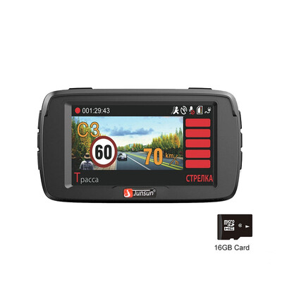Junsun Car DVR Radar Detector Camera GPS 3 in 1 LDWS FHD 1296P Video Recorder Registrar Speedcam Anti Radar Detectors Dash Cam
Junsun Car DVR Radar Detector Camera GPS 3 in 1 LDWS FHD 1296P Video Recorder Registrar Speedcam Anti Radar Detectors Dash Cam