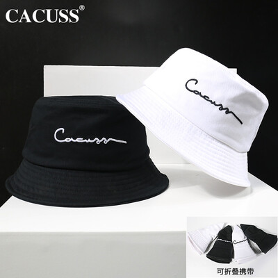 CACUSS PM021 hat men&women simple fashion embroidery fisherman hat summer sun protection sun hat black
CACUSS PM021 hat men&women simple fashion embroidery fisherman hat summer sun protection sun hat black