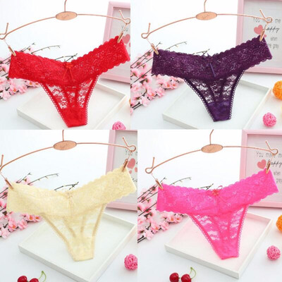 Lbellagiovanna 4 pack Women Sexy Lace G-stiring Briefs Thongs Underwear Lace Panties Intimates Solid Lingerie Female Bragas6031p4
Lbellagiovanna 4 pack Women Sexy Lace G-stiring Briefs Thongs Underwear Lace Panties Intimates Solid Lingerie Female Bragas6031p4