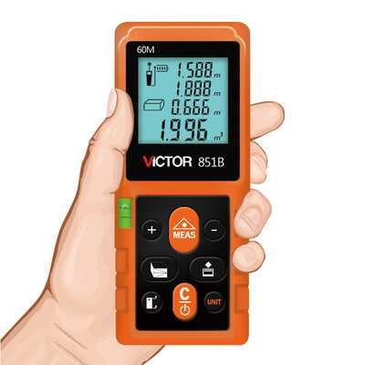 Victory instrument VICTOR laser range finder handheld laser infrared electronic ruler measuring instrument measuring instrument 3 optional 60 m VC851B
Victory instrument VICTOR laser range finder handheld laser infrared electronic ruler measuring instrument measuring instrument 3 optional 60 m VC851B