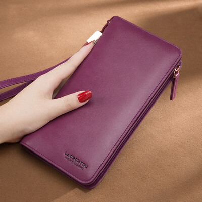Old man head LAORENTOU ladies clutch bag simple ins leather zipper wallet port wind female female card holder 249J022L4R purple
Old man head LAORENTOU ladies clutch bag simple ins leather zipper wallet port wind female female card holder 249J022L4R purple