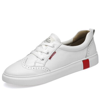 Male Shoes Adult Lace up Fashion Sneakers Genuine Leather Black White Color Mensneakers Simple Design Men
Male Shoes Adult Lace up Fashion Sneakers Genuine Leather Black White Color Mensneakers Simple Design Men