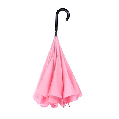 Obolts semi-automatic double-layer reverse umbrella hands-free super large mens long handle straight rod car pink
Obolts semi-automatic double-layer reverse umbrella hands-free super large mens long handle straight rod car pink