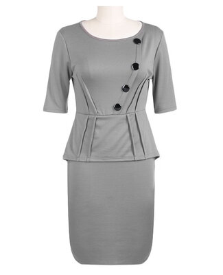 Womens Vintage Elegant Tunic Half Sleeve Peplum Wear To Work Party Bodycon Pencil Dress
Womens Vintage Elegant Tunic Half Sleeve Peplum Wear To Work Party Bodycon Pencil Dress