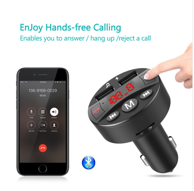 GuangSF Car MP3 Player Bluetooth FM Transmitter Hands-free Car Kit Audio Modulator USB Charger Support TF Card USB Disk Music
GuangSF Car MP3 Player Bluetooth FM Transmitter Hands-free Car Kit Audio Modulator USB Charger Support TF Card USB Disk Music