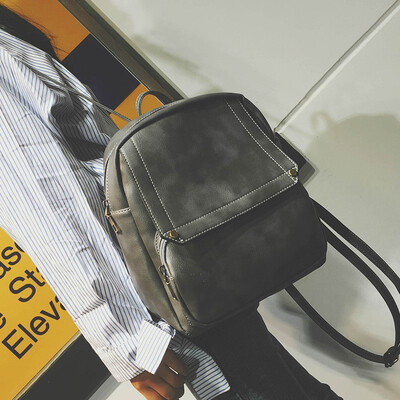 Womens Bag 2018 New Fashion Backpack Simple Shoulder Bag for Female College Wind Bag Pure Color PU Leather Backpack Women Bag
Womens Bag 2018 New Fashion Backpack Simple Shoulder Bag for Female College Wind Bag Pure Color PU Leather Backpack Women Bag