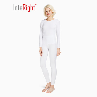 INTERIGHT Qiuyi Qiuku 50S long-staple cotton spandex comfortable warm female round neck suit ingenuity to create Jingshu cotton craft white
INTERIGHT Qiuyi Qiuku 50S long-staple cotton spandex comfortable warm female round neck suit ingenuity to create Jingshu cotton craft white