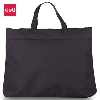 Deli deli double-layer portable business bag file bag bottom widened large-capacity computer conference bag black 5845
Deli deli double-layer portable business bag file bag bottom widened large-capacity computer conference bag black 5845