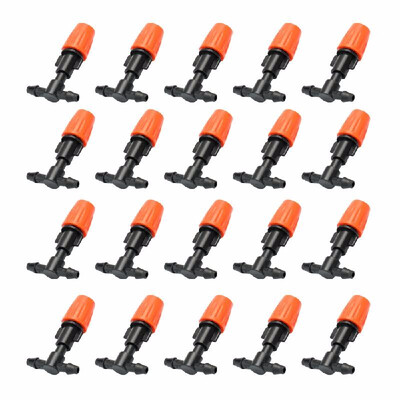 20pcs Small Size Plastic Adjustable Sprayer Nozzles Suits Garden Water Cooling Spray Sprinkler Nozzle Suit Drip Irrigation Pipe Eq
20pcs Small Size Plastic Adjustable Sprayer Nozzles Suits Garden Water Cooling Spray Sprinkler Nozzle Suit Drip Irrigation Pipe Eq
