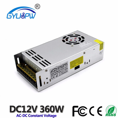 Universal Power Supply DC 12v 30A 360W LED Driver Light Transformer 110V 220V AC TO DC12V SMPS for Strip Lighting CNC CCTV Motor
Universal Power Supply DC 12v 30A 360W LED Driver Light Transformer 110V 220V AC TO DC12V SMPS for Strip Lighting CNC CCTV Motor