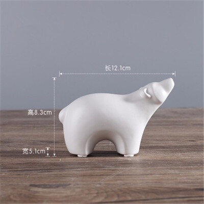 Nordic polar bear ceramic decor crafts ornament creative office living room TV cabinet home decorations animal furnishings
Nordic polar bear ceramic decor crafts ornament creative office living room TV cabinet home decorations animal furnishings