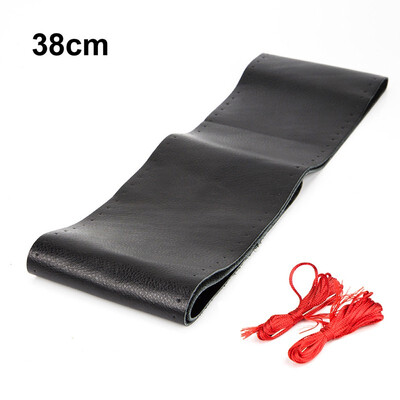 KAWOSEN Genuine Leather Steering Wheel CoverCar Styling Accessories Volante EsportivoDIY Handmade Case With Needles&Thread
KAWOSEN Genuine Leather Steering Wheel CoverCar Styling Accessories Volante EsportivoDIY Handmade Case With Needles&Thread
