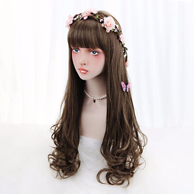 30 Long Daily Wig With Bangs Brown Natural Wave Synthetic Hair Custom Club Party Cosplay Wigs For Women Girls Heat Resistant
30 Long Daily Wig With Bangs Brown Natural Wave Synthetic Hair Custom Club Party Cosplay Wigs For Women Girls Heat Resistant