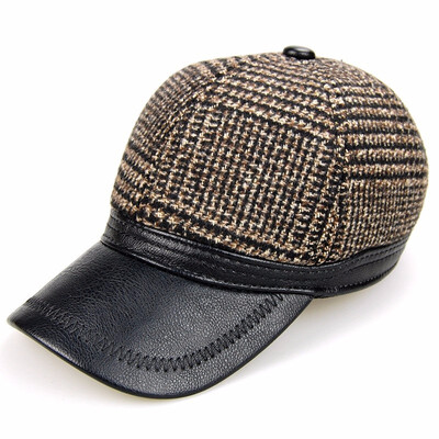 Adult Casual Baseball Cap Mens Winter Warm Hat Male Plaid Woolen EarProtection Baseball Cap Students Casual Hat Adjust B-7212
Adult Casual Baseball Cap Mens Winter Warm Hat Male Plaid Woolen EarProtection Baseball Cap Students Casual Hat Adjust B-7212