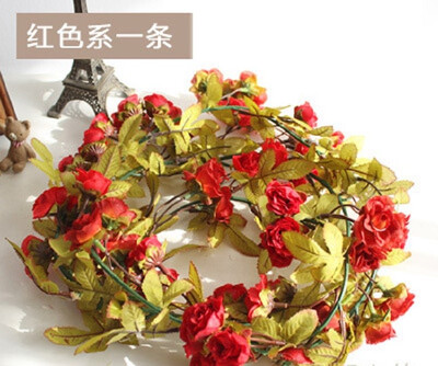 170cm Artificial Rose Flower Vine Wedding Decorative Real Touch Silk Flowers With Green Leaves for Home Hanging Garland Decor
170cm Artificial Rose Flower Vine Wedding Decorative Real Touch Silk Flowers With Green Leaves for Home Hanging Garland Decor