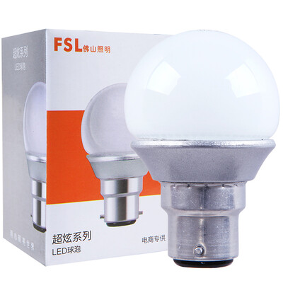 Foshan Lighting (FSL) Светодиодная лампа 3W Batch Bulb B22 Лампа Энергосберегающая ламповая лампа Теплый белый 3000K
Foshan Lighting (FSL) Светодиодная лампа 3W Batch Bulb B22 Лампа Энергосберегающая ламповая лампа Теплый белый 3000K