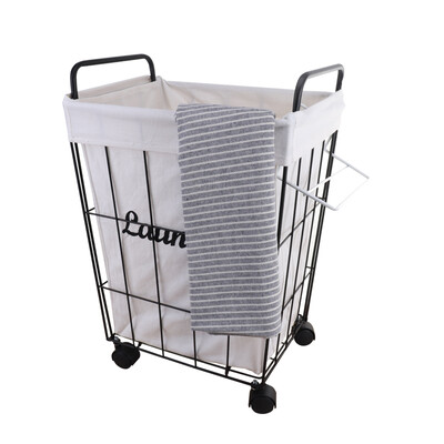 Bethes hamper storage basket Nordic wrought iron storage basket toy storage bucket dirty clothes clothing storage
Bethes hamper storage basket Nordic wrought iron storage basket toy storage bucket dirty clothes clothing storage