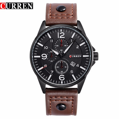 CURREN Luxury Casual Men Watches Analog Military Sports Watch Quartz Male Wristwatches Relogio Masculino Montre Homme8164
CURREN Luxury Casual Men Watches Analog Military Sports Watch Quartz Male Wristwatches Relogio Masculino Montre Homme8164