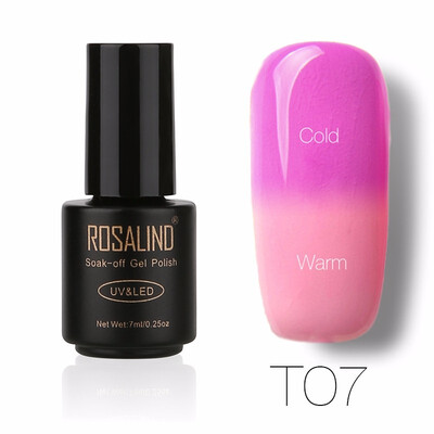 ROSALIND Gel 1S 7ML Temperature changing Chameleon Gel Nail Polish Top Base Coat Needed poly gel Semi Permanent primer for nails
ROSALIND Gel 1S 7ML Temperature changing Chameleon Gel Nail Polish Top Base Coat Needed poly gel Semi Permanent primer for nails