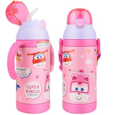Super Flying Infant Baby Child Sippy Cup Baby Cartoon Insulation Drinking Cup Portable Drinking Kettle 2 380ML Pink
Super Flying Infant Baby Child Sippy Cup Baby Cartoon Insulation Drinking Cup Portable Drinking Kettle 2 380ML Pink