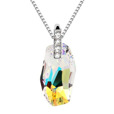 Anniversary Gift Geometric Crystal from Swa Elements Fashion Jewelry Necklaces Pendants For Women Accessories White Gold Pla
Anniversary Gift Geometric Crystal from Swa Elements Fashion Jewelry Necklaces Pendants For Women Accessories White Gold Pla
