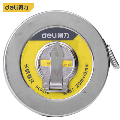 Deli deli 20 m disc steel tape measure long steel tape measure large-scale engineering measuring ruler 20mx10mm DL9220
Deli deli 20 m disc steel tape measure long steel tape measure large-scale engineering measuring ruler 20mx10mm DL9220