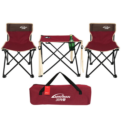 Waterman Whotman outdoor folding table&chair set picnic barbecue table&chair set portable propaganda table&chair three-piece self-driving equipment WT2260
Waterman Whotman outdoor folding table&chair set picnic barbecue table&chair set portable propaganda table&chair three-piece self-driving equipment WT2260