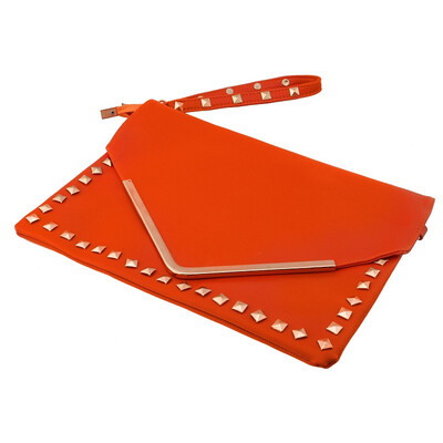 Women Girls Punk Rivet Bag Envelope V Clutch Shoulder Messenger Cross Body Bags ORANGE
Women Girls Punk Rivet Bag Envelope V Clutch Shoulder Messenger Cross Body Bags ORANGE