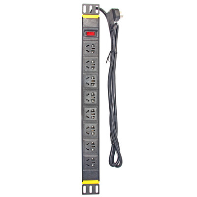 Lengon PDU Cabinet Sockets 8-Hole Insertion Plug-in Board Overload Switch Board Tray Board 2m PDU-CK08 1U-P
Lengon PDU Cabinet Sockets 8-Hole Insertion Plug-in Board Overload Switch Board Tray Board 2m PDU-CK08 1U-P