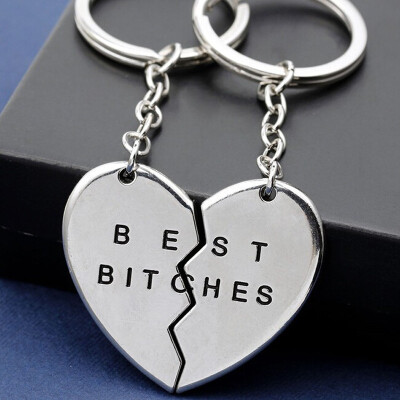 MyMei 1Pc Best Bitches Engraved Heart Round Keychain Keyring For Friends Friendship Gift
MyMei 1Pc Best Bitches Engraved Heart Round Keychain Keyring For Friends Friendship Gift