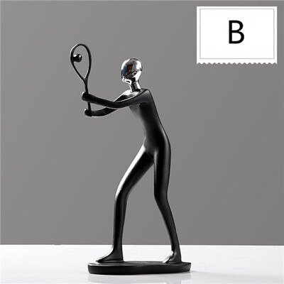 Modern minimalist resin sport figurines Living room wine cabinet resin crafts home decorations accessories
Modern minimalist resin sport figurines Living room wine cabinet resin crafts home decorations accessories