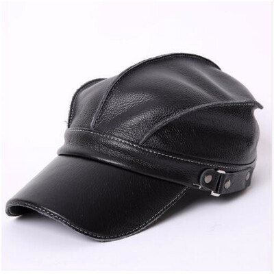 Male Outdoor Sunshade Hat Yong Man Peaked Cap Mens Autumn&Winter Warm 100 Leather Baseball Cap New Year Gift B-7280
Male Outdoor Sunshade Hat Yong Man Peaked Cap Mens Autumn&Winter Warm 100 Leather Baseball Cap New Year Gift B-7280