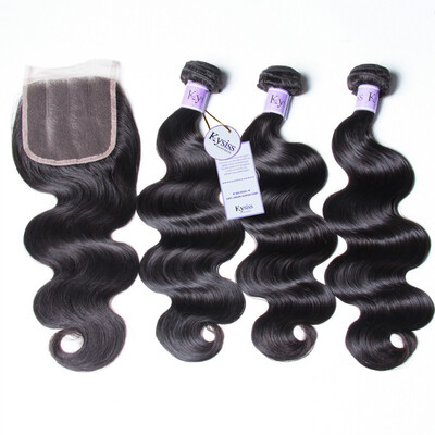 UNice Hair Kysiss Virgin Human Hair Bundles with Closure Free Part Brazilian Hair Weave Body Wave 3 Bundles with Closure 8-30
UNice Hair Kysiss Virgin Human Hair Bundles with Closure Free Part Brazilian Hair Weave Body Wave 3 Bundles with Closure 8-30