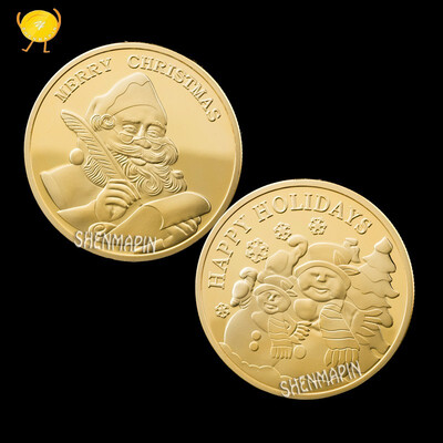 Santa Claus Writing Letter Blessing Commemorative Coin Merry Christmas Gold Plated Silver Exquisite Holiday Coin Collectibles
Santa Claus Writing Letter Blessing Commemorative Coin Merry Christmas Gold Plated Silver Exquisite Holiday Coin Collectibles
