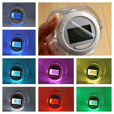 MyMei 7 Changing Color With Nature Sound Glowing Thermometer Clock Alarm Digital LED
MyMei 7 Changing Color With Nature Sound Glowing Thermometer Clock Alarm Digital LED