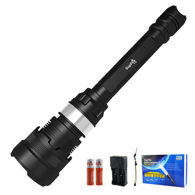 Supfire lengthened light flashlight 10W imported light bulb ultra-high lumen waterproof self-defense light
Supfire lengthened light flashlight 10W imported light bulb ultra-high lumen waterproof self-defense light