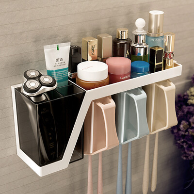ShuangQing ShuangQing bathroom rack suction cup storage rack no trace stickers toothbrush holder set SQ-5166
ShuangQing ShuangQing bathroom rack suction cup storage rack no trace stickers toothbrush holder set SQ-5166