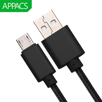 APPACS Micro USB Cable Fast Charging Mobile Phone Andriod Cable Adapter 5V2A 1m 2m 3m USB Data Charger Cable for Samsung HTC LG
APPACS Micro USB Cable Fast Charging Mobile Phone Andriod Cable Adapter 5V2A 1m 2m 3m USB Data Charger Cable for Samsung HTC LG