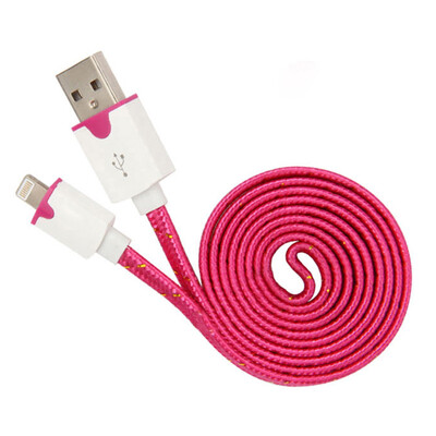 New 123M 3610Ft Flat Noodle Strong Fabric Braided Data Sync Charger Cable For iPhone 5 5S 6 6S Plus iPad Mini 4
New 123M 3610Ft Flat Noodle Strong Fabric Braided Data Sync Charger Cable For iPhone 5 5S 6 6S Plus iPad Mini 4