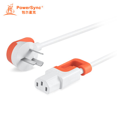 Baoer Xingke 3 plug male to mother computer host display household appliances power cord 90 degree word tail white orange 3 meters 3PG-MP00001 MPPB9030
Baoer Xingke 3 plug male to mother computer host display household appliances power cord 90 degree word tail white orange 3 meters 3PG-MP00001 MPPB9030