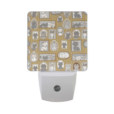 ALAZA LED Night Light With Smart Dusk To Dawn SensorCats Vintage Plug In Night Light
ALAZA LED Night Light With Smart Dusk To Dawn SensorCats Vintage Plug In Night Light