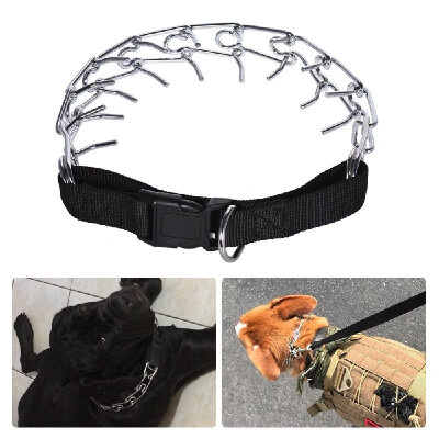 Dog Prong Collar Pets Training Pinch Stainless Steel Gear with Adjustable Length Releasable Snap Buckle Updated Blunt-cut Tip for
Dog Prong Collar Pets Training Pinch Stainless Steel Gear with Adjustable Length Releasable Snap Buckle Updated Blunt-cut Tip for