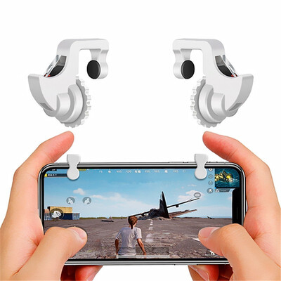 Mobile Gamepad Trigger Fire Button Sensitive Shooting Aim Keys small miniature light&convenient Pubg Mobile Controller
Mobile Gamepad Trigger Fire Button Sensitive Shooting Aim Keys small miniature light&convenient Pubg Mobile Controller